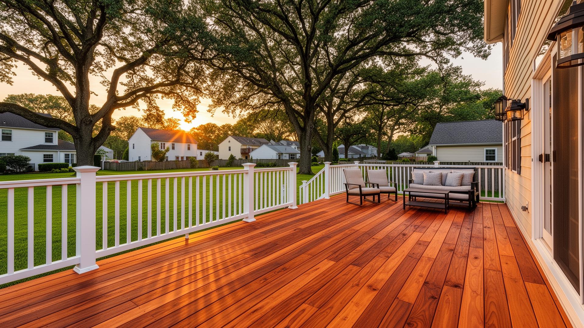 Beautiful restored deck